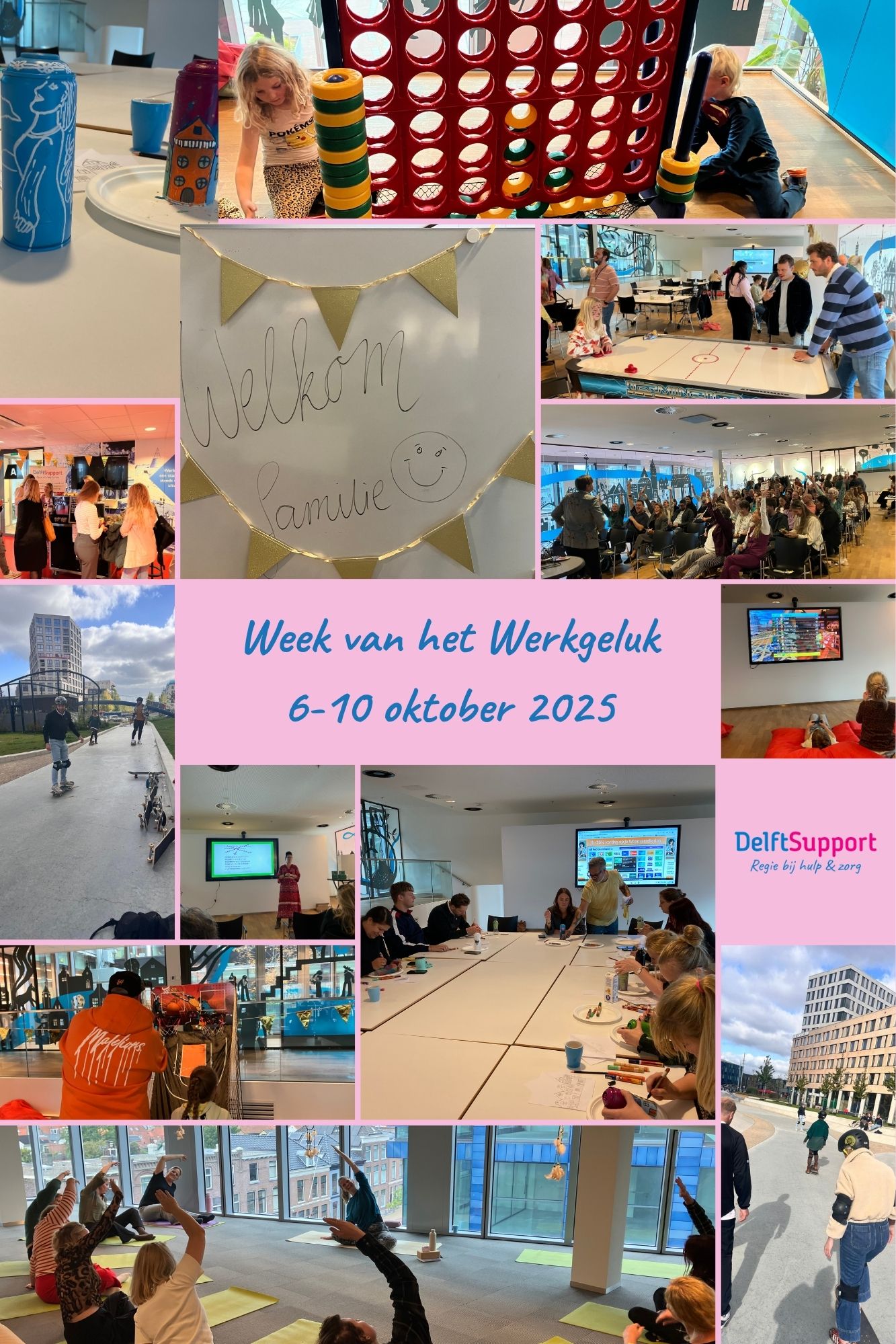 Overzichtsfoto week van het werkgeluk